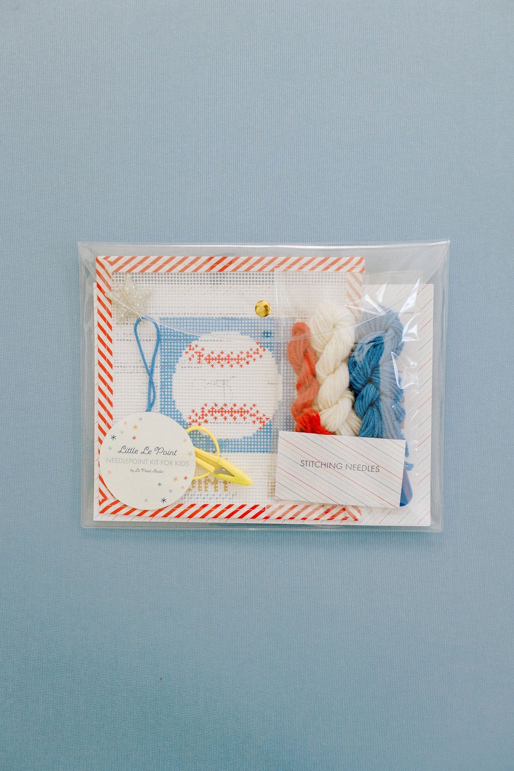 Little Le Point Kids Needlepoint Kit - Baseball — Le Point Studio